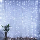 Светодиодная гирлянда штора X-mas Lights 2*2 метра занавес 156LED Белая - изображение 2