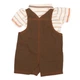 Костюм літній для хлопчика Hawk Kids PA170464 74 см Коричневий - зображення 2