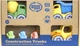 Ігровий набір Green Toys будівельних вантажівок 3 шт CST3-1209 (816409012090) - зображення 1