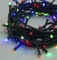 Прямая гирлянда 8м 100 led RG/RB на черном проводе 5мм (Мульти свет) CL-119 - изображение 5