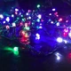 Прямая гирлянда 8м 100 led RG/RB на черном проводе 5мм (Мульти свет) CL-119 - изображение 3