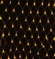 Гирлянда Сетка 1.5х1.5м 120 Led (черный провод) Теплый белый - изображение 1