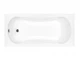 Ванна акрилова Besco Aria Prosafe 140x70, пряма, висота ванни 34 см (WAA-140-PS) - зображення 1
