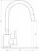 Смеситель для кухни Globus Lux ALPEN SUS-203SG - изображение 2