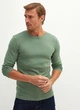 Мужской реглан LC Waikiki с круглым воротом L Оливковый (LCWKnitwear-9006) - изображение 1