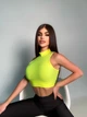 Женский спортивный топ Superstacy S Жёлтый неон 2584 - изображение 1