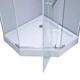 Душевая кабина Lidz Dozorca SC90x90.CRM.LOW.TR, стекло прозрачное 6 мм - изображение 3
