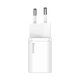 Зарядное устройство Baseus Super Silicone PD Charger 20W USB-C with USB-C to Lightning Cable 1m White (TZCCSUP-B02) - изображение 3