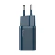 Сетевое зарядное устройство Baseus Super Silicone PD Charger 20W USB-C Blue (CCSUP-B03) - изображение 3