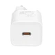 Мережевий зарядний пристрій Baseus Super Silicone PD 25W USB-C with USB-C to USB-C Cable 1m White (TZCCSUP-L02) - зображення 2