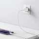 Мережевий зарядний пристрій Baseus Super Silicone PD 25W USB-C with USB-C to USB-C Cable 1m White (TZCCSUP-L02) - зображення 6