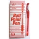 Набір ручок масляних Tianzhijiaozi Ball Point Pen 501p червона, 24 шт. - зображення 2