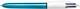Шариковая ручка BIC 4 Colours Shine Blue 1 мм (3086123310421) - изображение 3