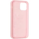 Чохол Fiji Silicone Case для Apple iPhone 14 бампер накладка Soft Touch з мікрофіброю Light Pink - зображення 3