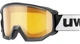 Гірськолижна Маска UVEX Athletic LGL Black DL LGL Clear - зображення 1