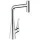 Смеситель для кухни Hansgrohe Metris M 71 Select 320 1jet с выдвижным изливом, хром (73803000) - изображение 1