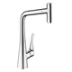 Змішувач для кухні Hansgrohe Metris Select 320 з висувним виливом, хром (14884000) - зображення 1