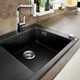 Кухонна мийка Hansgrohe S514-F450 1050х510 поличка зліва, Graphiteblack (43314170) - зображення 2