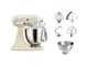 Кухонна машина KitchenAid Artisan 4,8л 5KSM175PSEAC з відкидним кремовим блоком - изображение 3