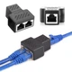 Спліттер перехідник з'єднувач кручений пари RJ45 LAN - 2 x RJ45 Ethernet (584570) - зображення 1