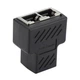 Перехідник конектор розгалужувач для інтернет-кабелю Ethernet LAN RJ45 - 2xRJ45 (58457) - зображення 4