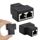 Перехідник конектор розгалужувач для інтернет-кабелю Ethernet LAN RJ45 - 2xRJ45 (58457) - зображення 5