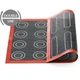 Коврик для эклеров, профитролей силиконовый 30х40 см Silikomart FD-Air Mat Eclair & Choux - изображение 1