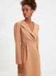 Платье короткое женское Trendyol TWOAW22EL0305 36 Camel (8683044015234) - изображение 1