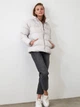 Пуховик зимний короткий женский Trendyol TWOAW21MO0045 S Серый (8682581089845) - изображение 3