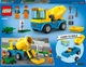 Zestaw klocków LEGO City Ciężarówka z betoniarką 85 elementów (60325) - obraz 6