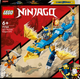 Zestaw klocków LEGO NINJAGO Smok gromu Jaya EVO 140 elementów (71760) - obraz 1