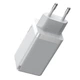 Зарядний пристрій Baseus GaN2 Pro Quick 3 порту, USB 65W+Type-C+кабель 100W(20V/5A) 1M Білий (CCGAN2P-B02) - зображення 4