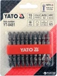 Набор отверточных насадок YATO Philips 1/4" PH2 65 мм 10 шт (YT-0481) - изображение 2