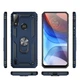 Чехол Shield для Motorola Moto E7i / E7 Power / E7i Power противоударный Бампер с подставкой Dark-Blue - изображение 4