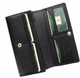 Большой женский кошелек на магните Visconti HT35 BLK Buckingham c RFID (Black) - изображение 4