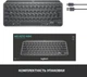 Клавиатура беспроводная Logitech MX Keys Mini Wireless Illuminated (920-010501) Graphite Bluetooth - изображение 8