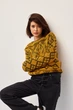 Джемпер oversize в українському стилі Заріна гірчичний, One Size - изображение 1
