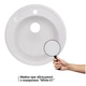 Кухонная мойка Lidz D510/200 WHI-01 (LIDZWHI01D510200) - изображение 3