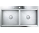 Кухонная мойка GROHE Sink K800 1024x560 31585SD0 на 2 чаши - изображение 1
