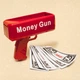 Пистолет денежный Money Gun , деньгомет с батарейками - изображение 2