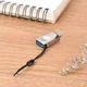 Адаптер OTG HOCO UA10 USB - microUSB Pearl Nickel - изображение 7