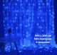 Гирлянда штора-водопад бахрома Кристаллы 3*3м 480 LED синяя МХ-00005655 - изображение 1