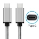 Кабель USB Type C - Type C 2 м Серый (DTCC-2-G) - изображение 2