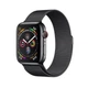 Черный ремешок для Apple Watch 42mm/44mm миланская петля (Milanese Loop) Unique covers - изображение 1