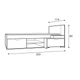 Ліжко Nano Meblar 114x80x203 (NANO_13) 106655 - зображення 2