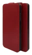 Чехол из натуральной кожи Logarm Genuine Leather Flip для Samsung A125F Galaxy A12 / A127F Galaxy A12 Nacho / Galaxy A12s / Galaxy M12 Красный - изображение 1