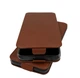 Чехол из натуральной кожи Logarm Genuine Leather Flip для Motorola Edge 40 Коричневый - изображение 4