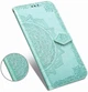 Чехол Vintage для Xiaomi Redmi 8A книжка кожа PU бирюзовый - изображение 7