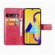 Чехол Clover для Samsung Galaxy M21 / M215 книжка кожа PU малиновый - изображение 4