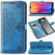 Чехол Vintage для Xiaomi Redmi 8A книжка кожа PU голубой - изображение 1